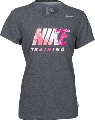 Nike Women's Flex Just Do It Charcoal T-Shirt