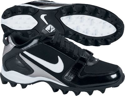 Nike Men's Land Shark Black Low Molded Football Cleat