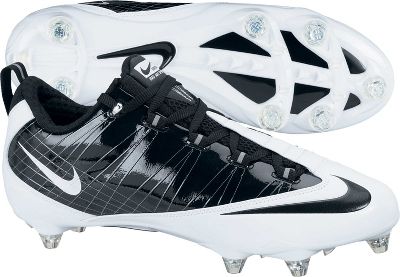 Nike Zoom Vapor Fly Blk/Wht Low Detach Football Cleat