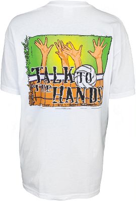 Tandem Women`s "Talk to the Hands" Volleyball T-Shirt