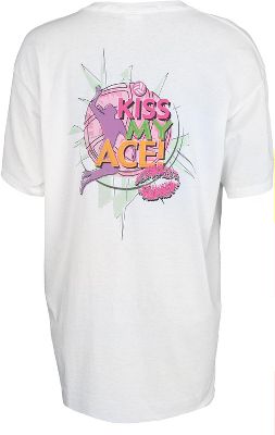 Tandem Women`s "Kiss My Ace" Volleyball T-Shirt