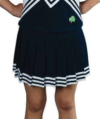 Teamwork Adult Pleated Cheer Skirt with Trim