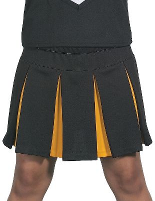 Teamwork Adult Box Pleated Cheer Skirt with Contrast Pleats