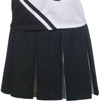 Teamwork Youth Box Pleated Cheer Skirt with Contrast Pleats