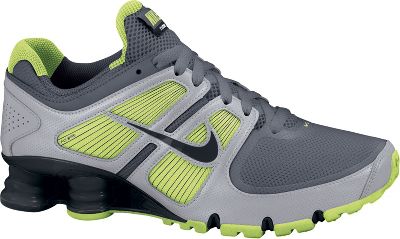 Nike Men's Shox Turbo +11 Gry/Volt Running Shoe
