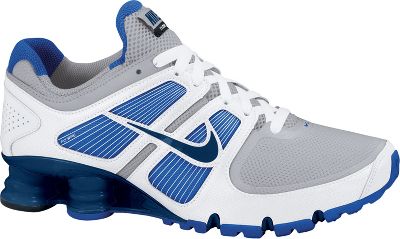 Nike Men's Shox Turbo +11 Grey/Blue Running Shoe