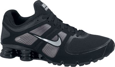 Nike Men's Shox Turbo +11 Blk/Silver Running Shoe