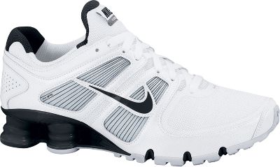 Nike Men's Shox Turbo +11 Wht/Grey Running Shoe