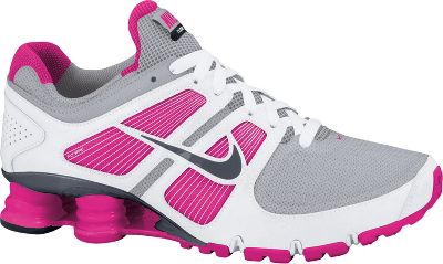 Nike Women's Shox Turbo+ 11 Wht/Pnk Running Shoe