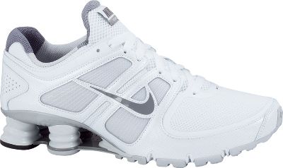 Nike Women's Shox Turbo+ 11 Wht/Silv Running Shoe