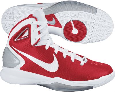 Nike Men's Hyperdunk Varsity Red/White Basketball Shoes