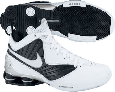 Nike Women's Shox White/Black Pro Basketball Shoes