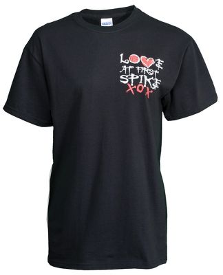 Tandem Women's "Love at First Spike" Volleyball T-Shirt