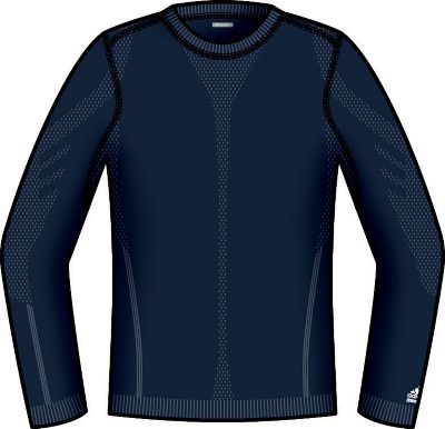 Baseball Adidas ClimaCool Longsleeve 4163 Performance Shirt Medium Navy Blue