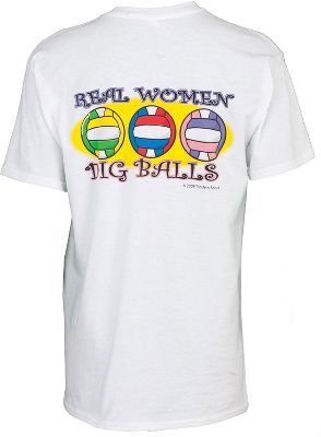 Tandem Women's "Real Women" Volleyball T-Shirt