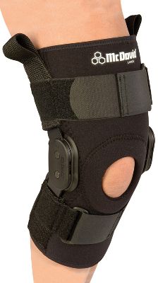 McDavid PSII Hinged Black Knee Brace