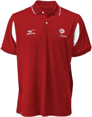 Mizuno Adult USA Volleyball Drylite Polo