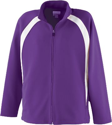 Augusta Girls Purple Spirit Warm-Up Jacket