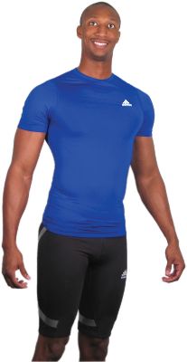 Baseball Adidas ClimaLite Short Sleeve Performance Shirt 2XL Extra Extra Large Red Mens Softball Performance Shirts