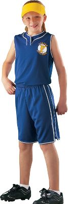 Alleson Athletic Youth Girls One Button Softball Jersey - Female Softball Uniforms