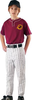 Alleson Athletic Youth 2-Button Baseball Jersey