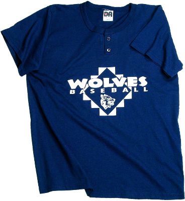 Alleson Athletic Adult 2 Button Baseball Jersey