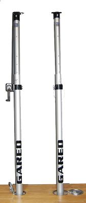 Gared Sports Rallyne 3 1/2' Scholastic Telescopic Volleyball System 
