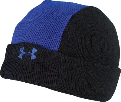 Under Armour Arctic Blitz Beanie Black Royal Blue Softball Caps Softball Visors