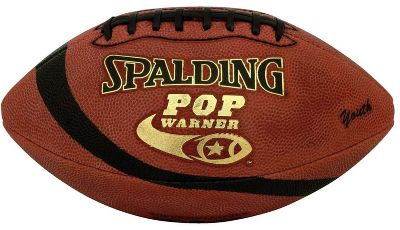 Spalding Pop Warner Youth Leather Football