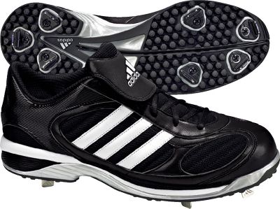Baseball - Adidas Men's Excel IC Pro Lo Cleat Black/White -