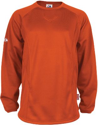 Majestic Youth Pro Style Orange Training Pullover