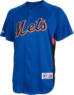 Majestic Men's MLB Full Button Batting Practice Jersey