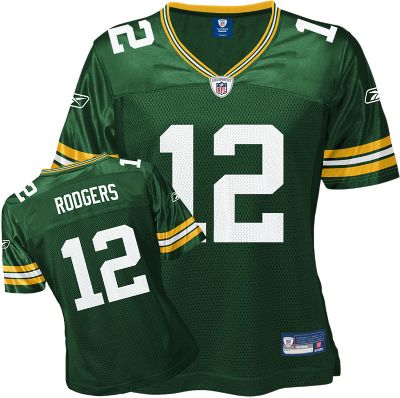 Reebok Womens NFL Packers/Rodgers Replica Jersey - NFL Jerseys