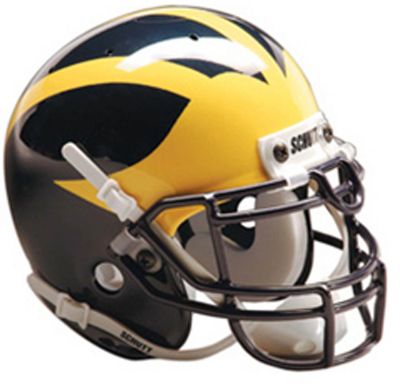 Michigan Wolverines Authentic Mini Football Helmet - NCAA Novelty