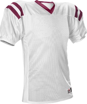 WHITE/MAROON