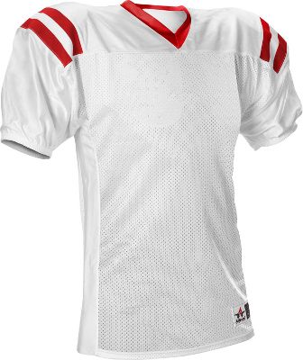 WHITE/SCARLET