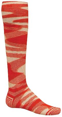 Red Lion Women's Large Orange Cosmic Socks