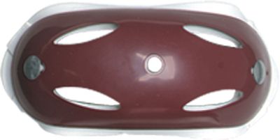 MAROON/WHITE