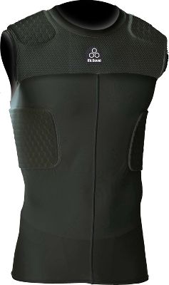 McDavid Adult HexMesh Black Sleeveless Bodyshirt