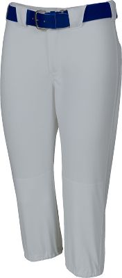 girls grey softball pants