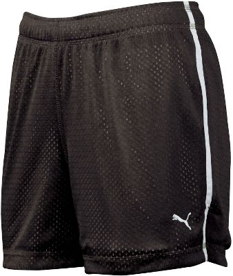 Puma Women's Black Mesh Shorts