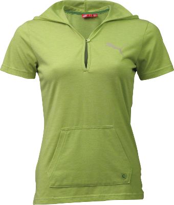Puma Women's Green Heather Lightweight Hoodie