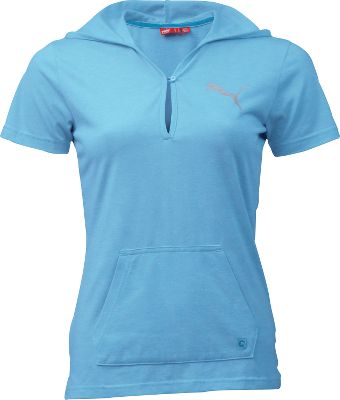 Puma Women's Blue Heather Lightweight Hoodie