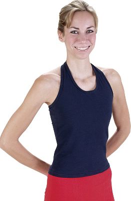 Pizzazz Youth Navy MVP Halter Top