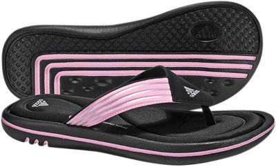 Adidas Women's Black/Pink Myyuna Thong Sandals 