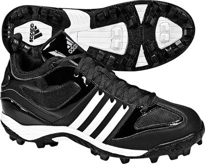 Adidas Reggie III TD Mid Molded Blk/Wht Football Cleats