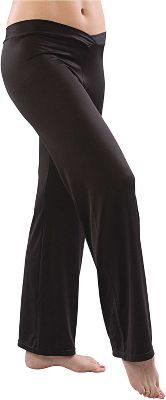 Pizzazz Adult Low Rise Black Microfiber Pants