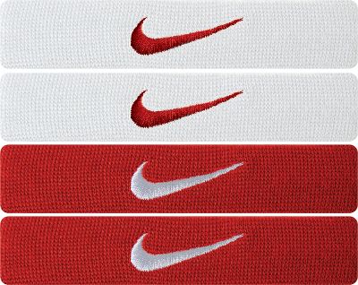 Nike Home and Away Red/White Dri-FIT Arm Bands