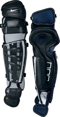 Nike Adult Black Pro Gold Catcher's Leg Guards