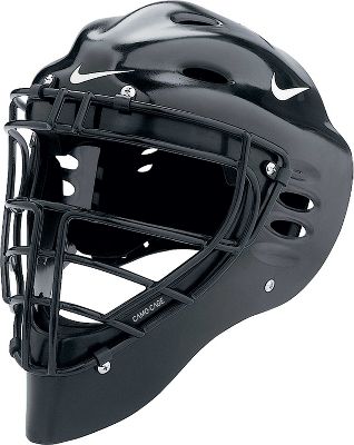 Nike Adult Black Pro Gold Catcher's Helmet
